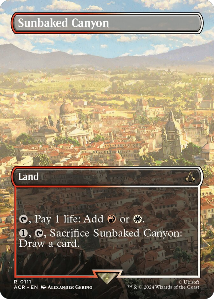 Sunbaked Canyon (Borderless) [Assassin's Creed] | Exor Games Bridgewater