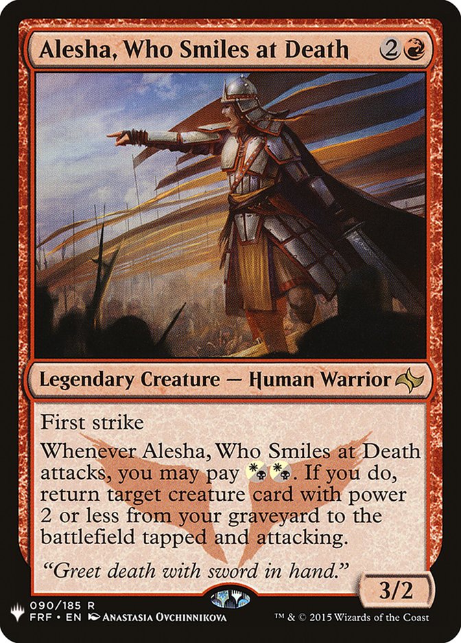 Alesha, Who Smiles at Death [The List] | Exor Games Bridgewater