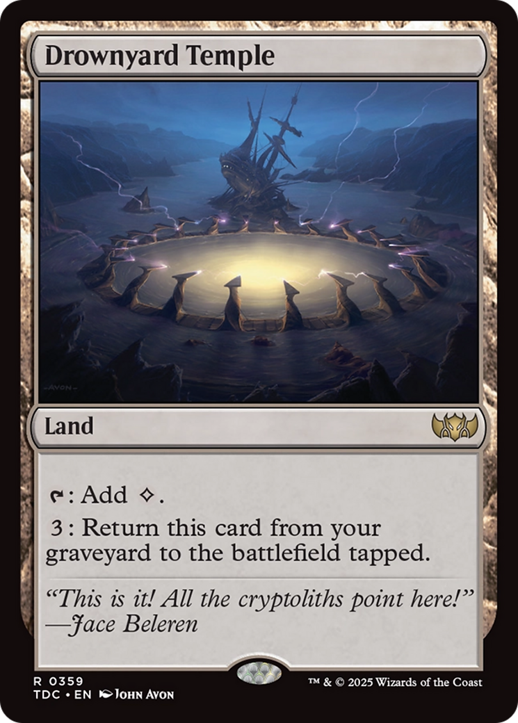 Drownyard Temple [Tarkir: Dragonstorm Commander] | Exor Games Bridgewater