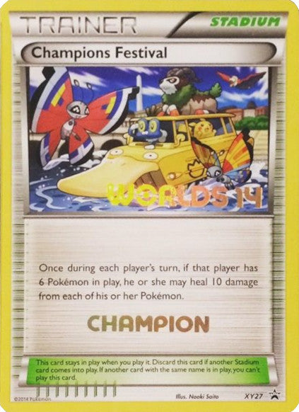 Champions Festival (XY27) (2014 Champion) [XY: Black Star Promos] | Exor Games Bridgewater