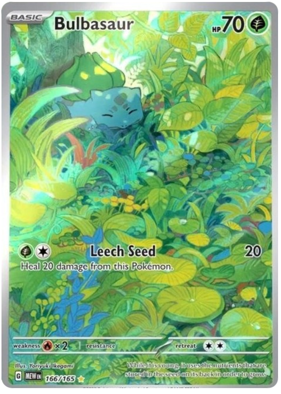 Bulbasaur (166/165) [Scarlet & Violet 151] | Exor Games Bridgewater