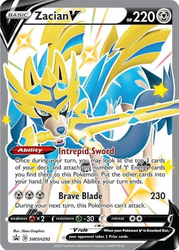 Zacian V (SWSH292) [Sword & Shield: Black Star Promos] | Exor Games Bridgewater