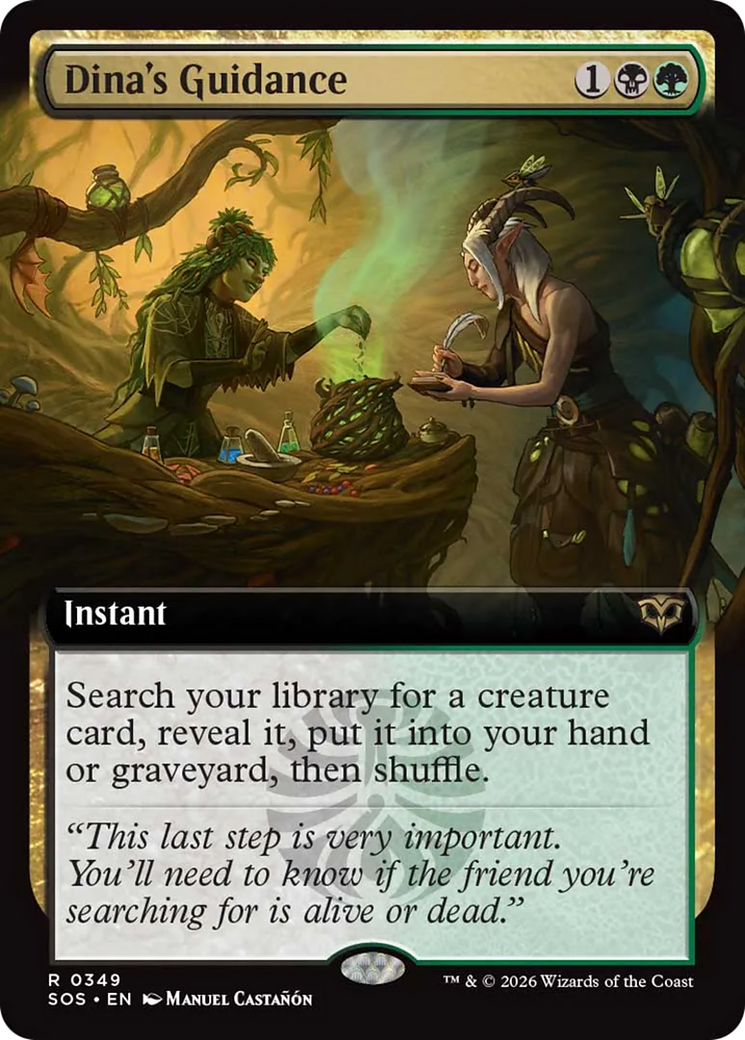 Dina's Guidance (Extended Art) [Secrets of Strixhaven] | Exor Games Bridgewater