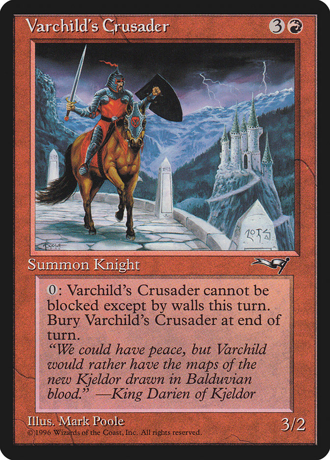 Varchild's Crusader (Brown Horse) [Alliances] | Exor Games Bridgewater
