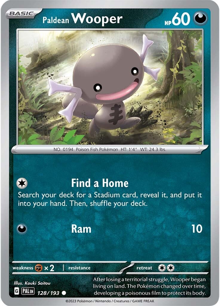 Paldean Wooper (128/193) [Scarlet & Violet: Paldea Evolved] | Exor Games Bridgewater