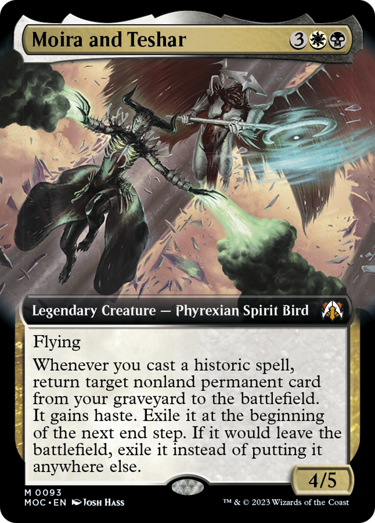 Moira and Teshar (Extended Art) [March of the Machine Commander] | Exor Games Bridgewater