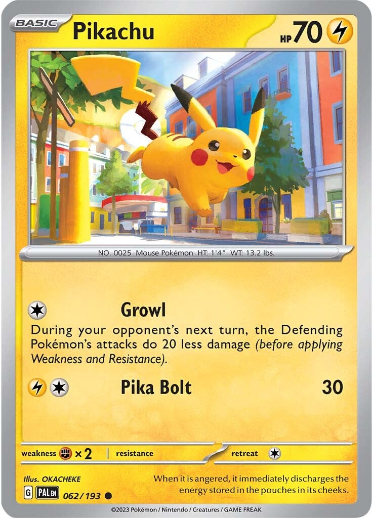 Pikachu (062/193) [Scarlet & Violet: Paldea Evolved] | Exor Games Bridgewater