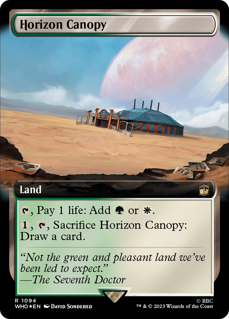 Horizon Canopy (Extended Art) (Surge Foil) [Doctor Who] | Exor Games Bridgewater