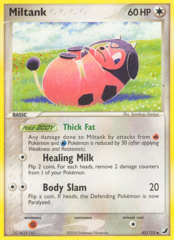 Miltank (42/115) [EX: Unseen Forces] | Exor Games Bridgewater