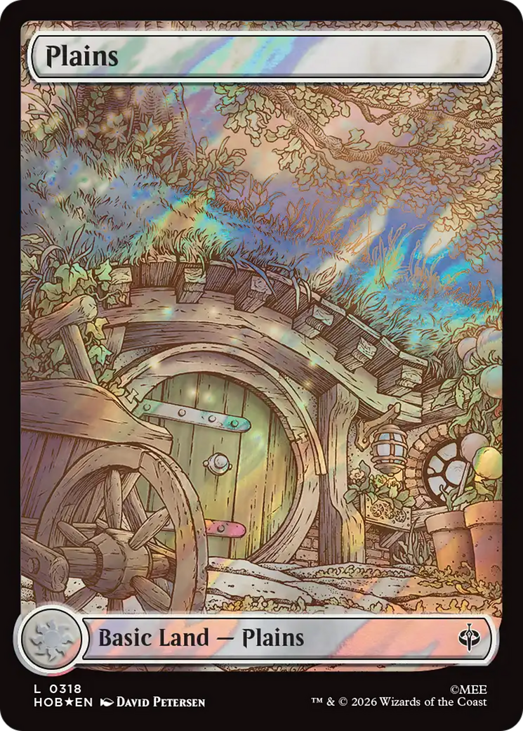 Plains (0318) (Surge Foil) [The Hobbit] | Exor Games Bridgewater