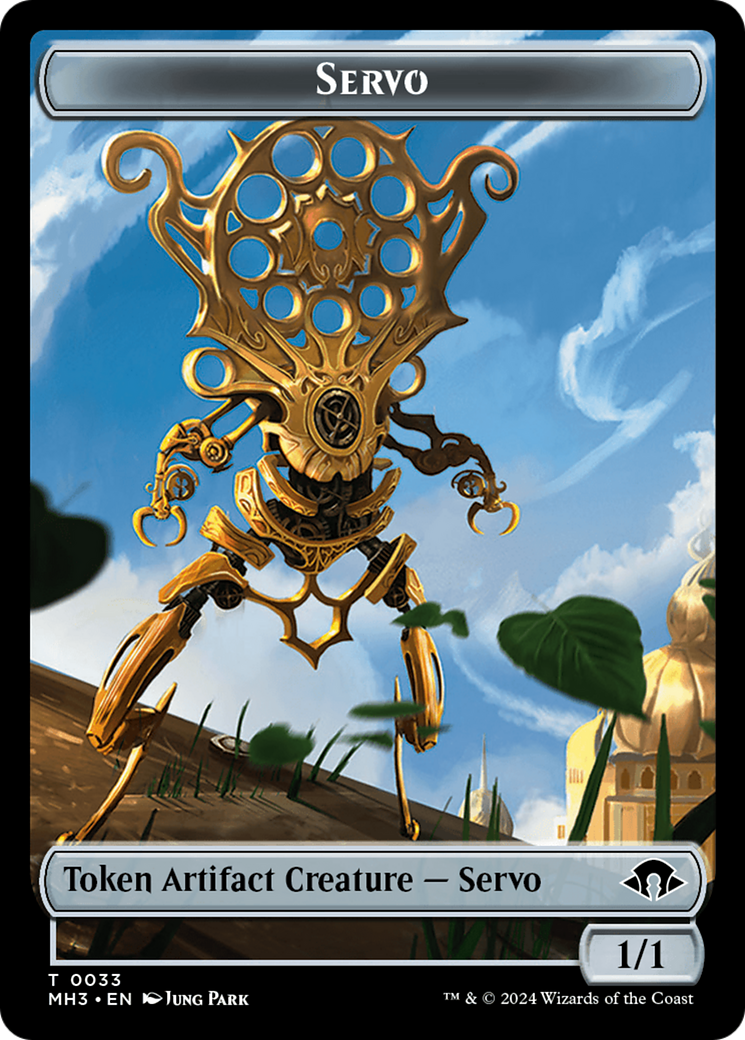 Energy Reserve (Ripple Foil) // Servo Double-Sided Token [Modern Horizons 3 Tokens] | Exor Games Bridgewater