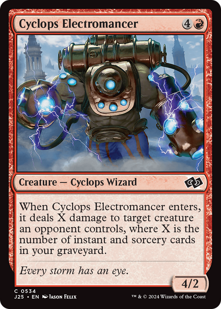 Cyclops Electromancer [Foundations Jumpstart] | Exor Games Bridgewater