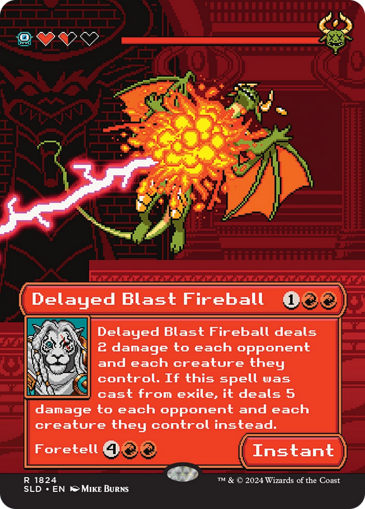 Delayed Blast Fireball (Rainbow Foil) [Secret Lair Drop Series] | Exor Games Bridgewater