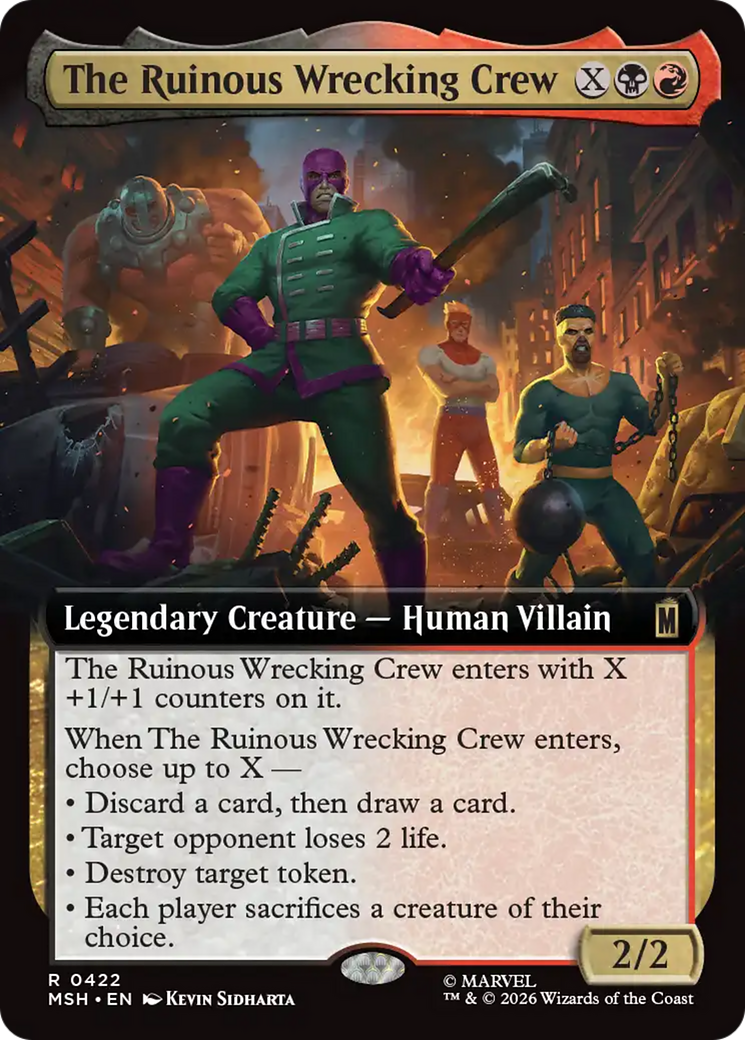 The Ruinous Wrecking Crew (Extended Art) [Marvel Super Heroes] | Exor Games Bridgewater