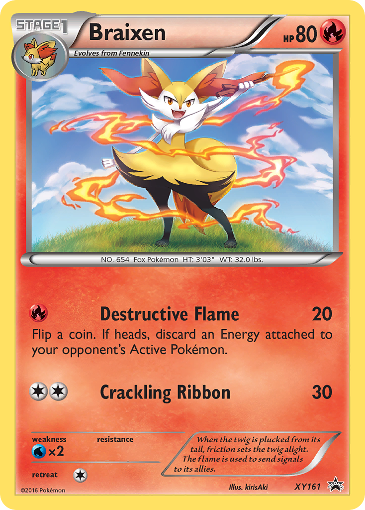 Braixen (XY161) [XY: Black Star Promos] | Exor Games Bridgewater