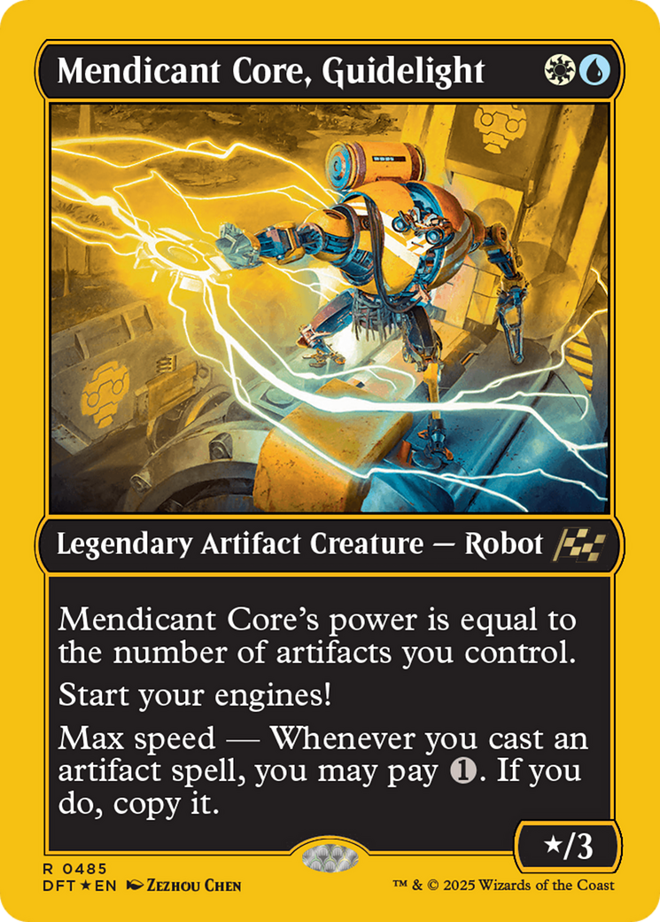 Mendicant Core, Guidelight (First-Place Foil) [Aetherdrift] | Exor Games Bridgewater