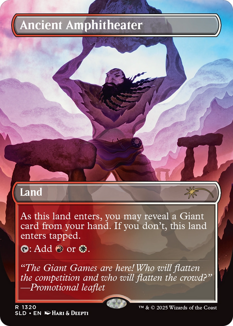 Ancient Amphitheater (Rainbow Foil) [Secret Lair Drop Series] | Exor Games Bridgewater