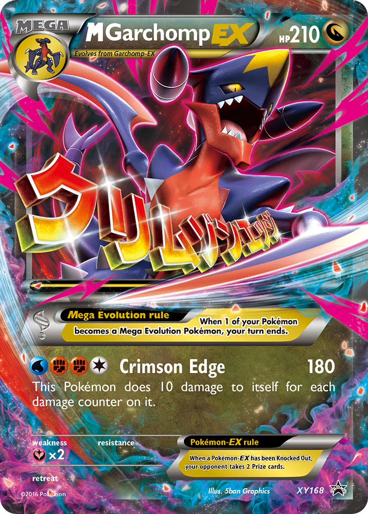 M Garchomp EX (XY168) [XY: Black Star Promos] | Exor Games Bridgewater