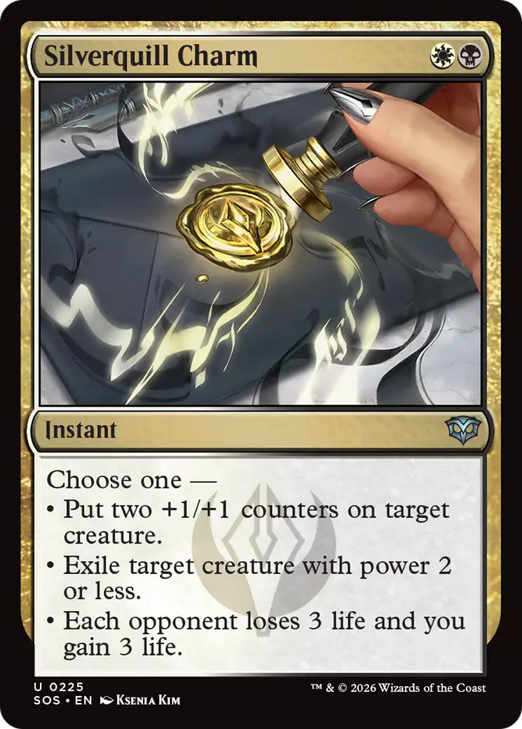 Silverquill Charm [Secrets of Strixhaven] | Exor Games Bridgewater