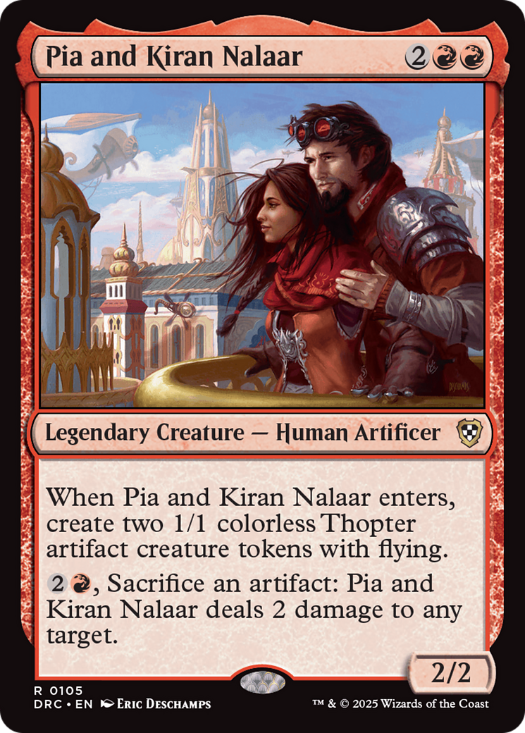 Pia and Kiran Nalaar [Aetherdrift Commander] | Exor Games Bridgewater