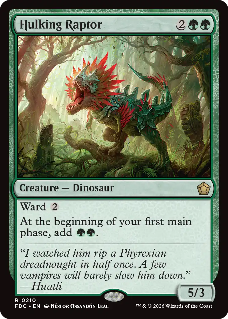Hulking Raptor [Foundations Commander] | Exor Games Bridgewater
