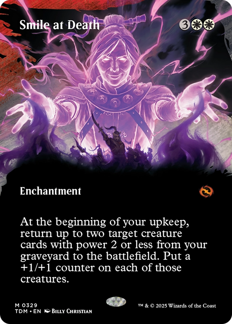 Smile at Death (Borderless) [Tarkir: Dragonstorm] | Exor Games Bridgewater