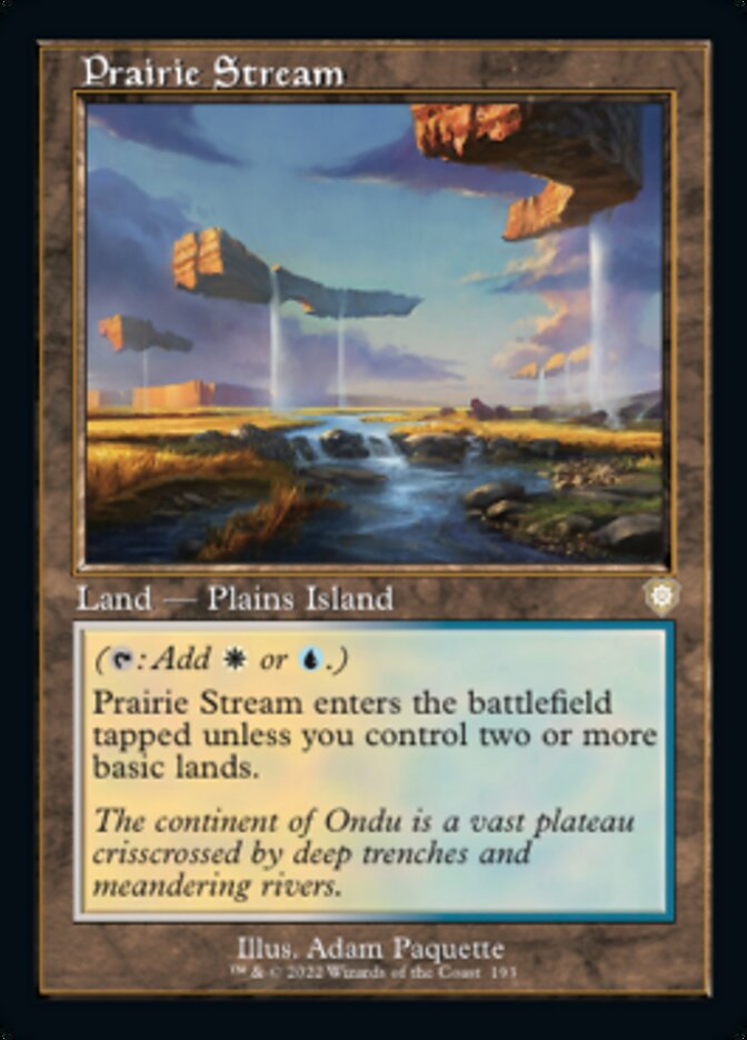 Prairie Stream (Retro) [The Brothers' War Commander] | Exor Games Bridgewater