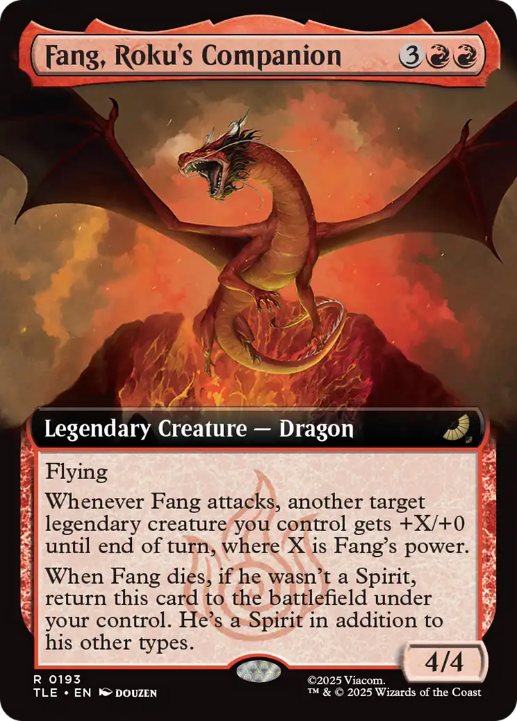 Fang, Roku's Companion (Extended Art) [Avatar: The Last Airbender: Eternal-Legal] | Exor Games Bridgewater