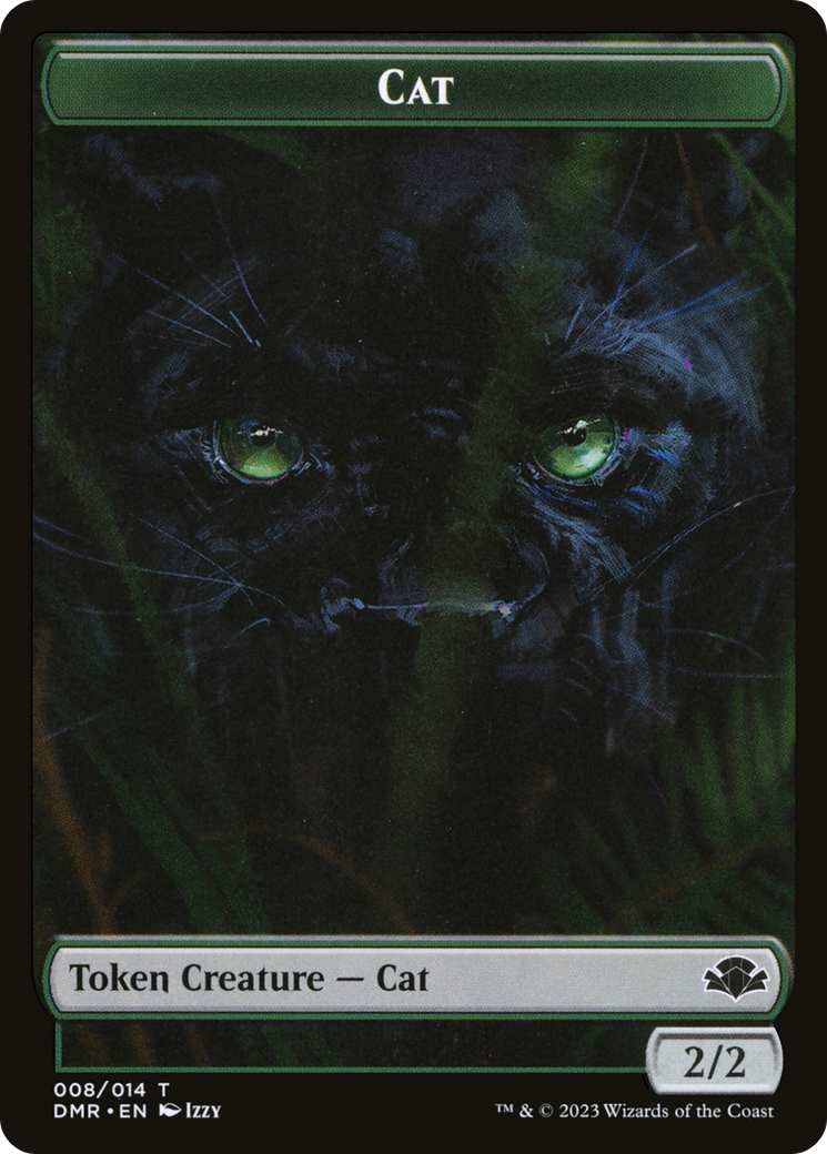 Cat Token (008) [Dominaria Remastered Tokens] | Exor Games Bridgewater