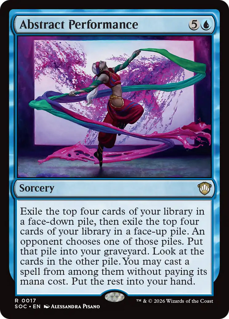 Abstract Performance [Secrets of Strixhaven Commander] | Exor Games Bridgewater