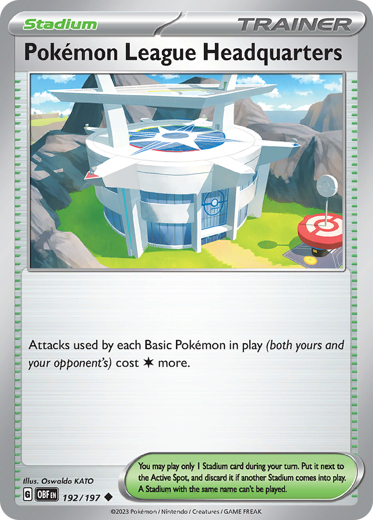 Pokemon League Headquarters (192/197) [Scarlet & Violet: Obsidian Flames] | Exor Games Bridgewater
