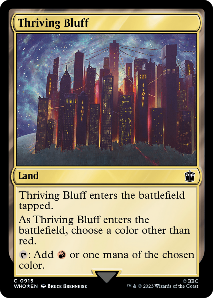 Thriving Bluff (Surge Foil) [Doctor Who] | Exor Games Bridgewater