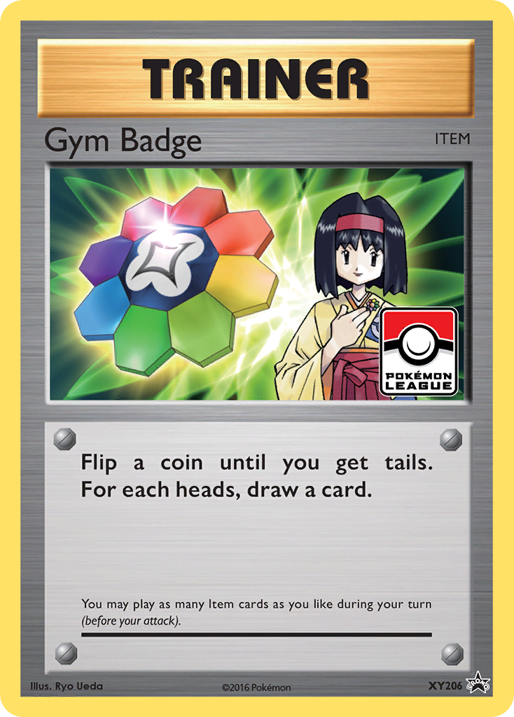 Gym Badge (XY206) (Erika) [XY: Black Star Promos] | Exor Games Bridgewater