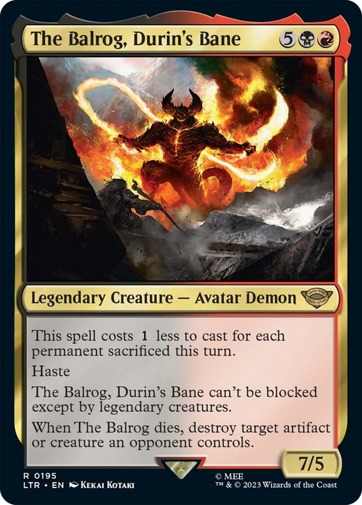 The Balrog, Durin's Bane [The Lord of the Rings: Tales of Middle-Earth] | Exor Games Bridgewater