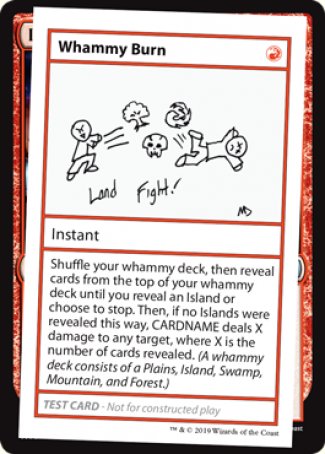 Whammy Burn (2021 Edition) [Mystery Booster Playtest Cards] | Exor Games Bridgewater