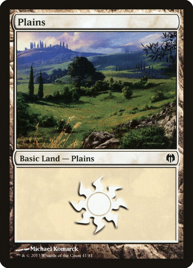 Plains (41) [Duel Decks: Heroes vs. Monsters] | Exor Games Bridgewater