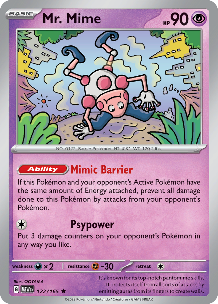 Mr. Mime (122/165) [Scarlet & Violet: 151] | Exor Games Bridgewater