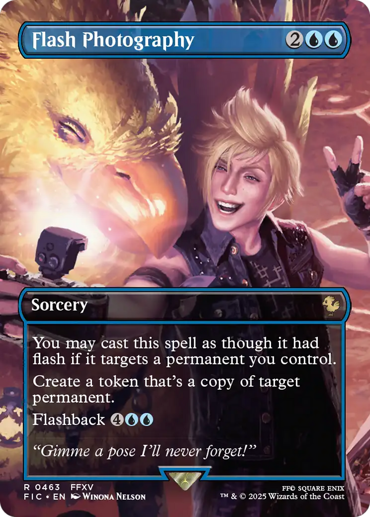 Flash Photography (Borderless) [FINAL FANTASY Commander] | Exor Games Bridgewater