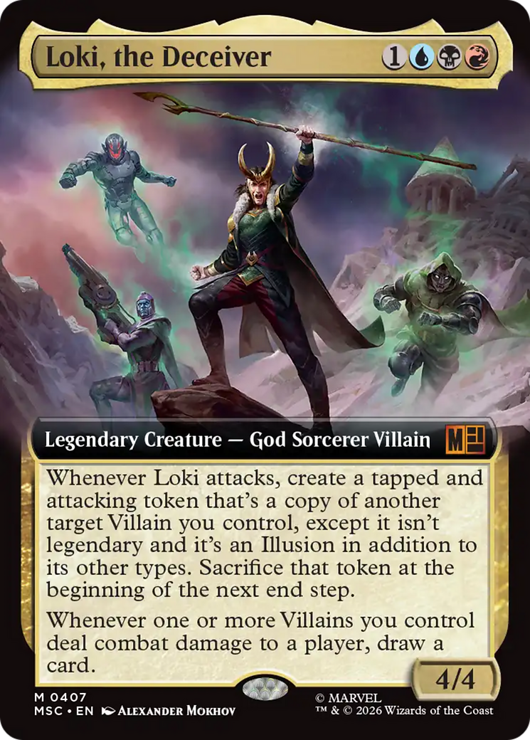 Loki, the Deceiver (Extended Art) [Marvel Super Heroes Commander] | Exor Games Bridgewater