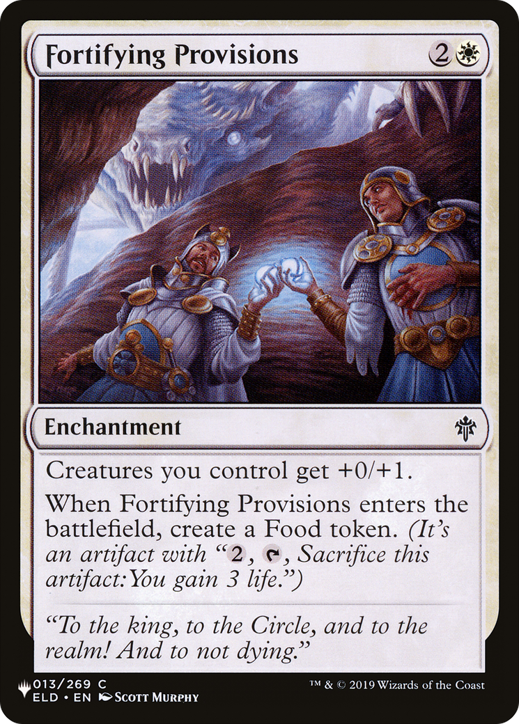 Fortifying Provisions [The List] | Exor Games Bridgewater