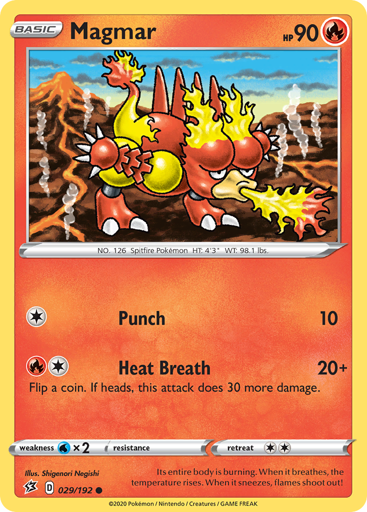 Magmar (029/192) [Sword & Shield: Rebel Clash] | Exor Games Bridgewater