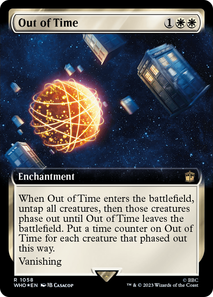 Out of Time (Extended Art) (Surge Foil) [Doctor Who] | Exor Games Bridgewater