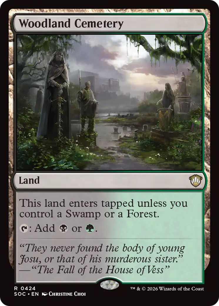 Woodland Cemetery [Secrets of Strixhaven Commander] | Exor Games Bridgewater