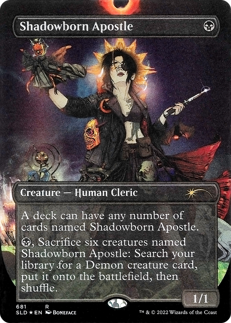 Shadowborn Apostle (681) (Borderless) [Secret Lair Drop Promos] | Exor Games Bridgewater