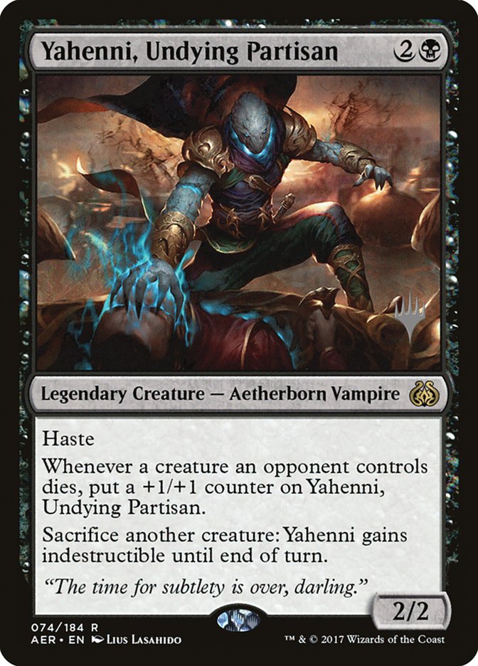 Yahenni, Undying Partisan (Promo Pack) [Aether Revolt Promos] | Exor Games Bridgewater