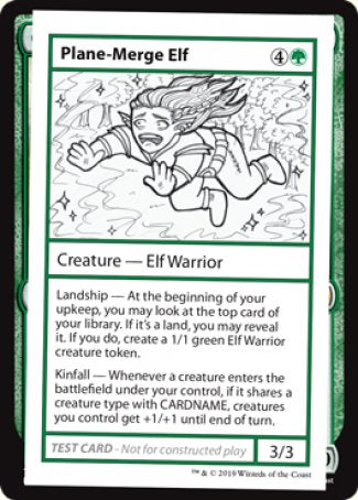 Plane-Merge Elf (2021 Edition) [Mystery Booster Playtest Cards] | Exor Games Bridgewater