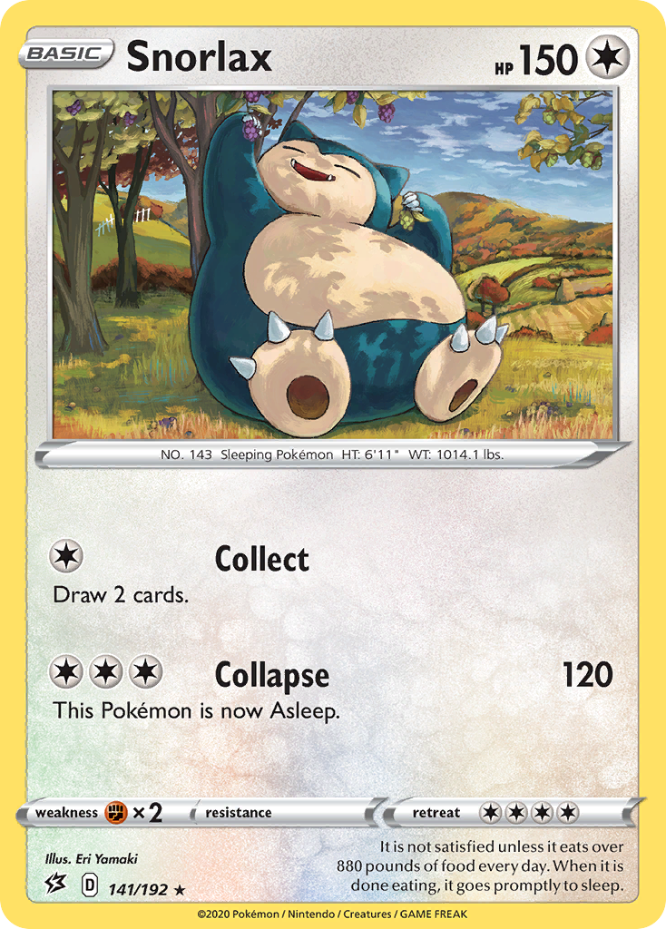 Snorlax (141/192) [Sword & Shield: Rebel Clash] | Exor Games Bridgewater