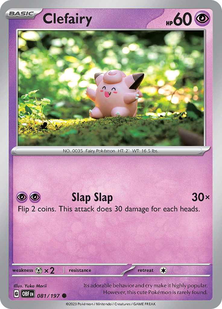 Clefairy (081/197) [Scarlet & Violet: Obsidian Flames] | Exor Games Bridgewater