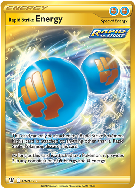 Rapid Strike Energy (182/163) [Sword & Shield: Battle Styles] | Exor Games Bridgewater