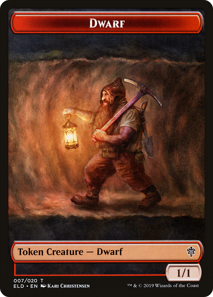 Soldier (UMA) // Dwarf (ELD) Double-Sided Token [The List] | Exor Games Bridgewater